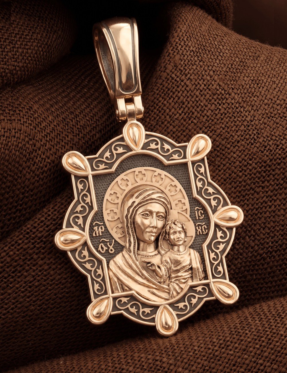 Образок из золота 585 пробы