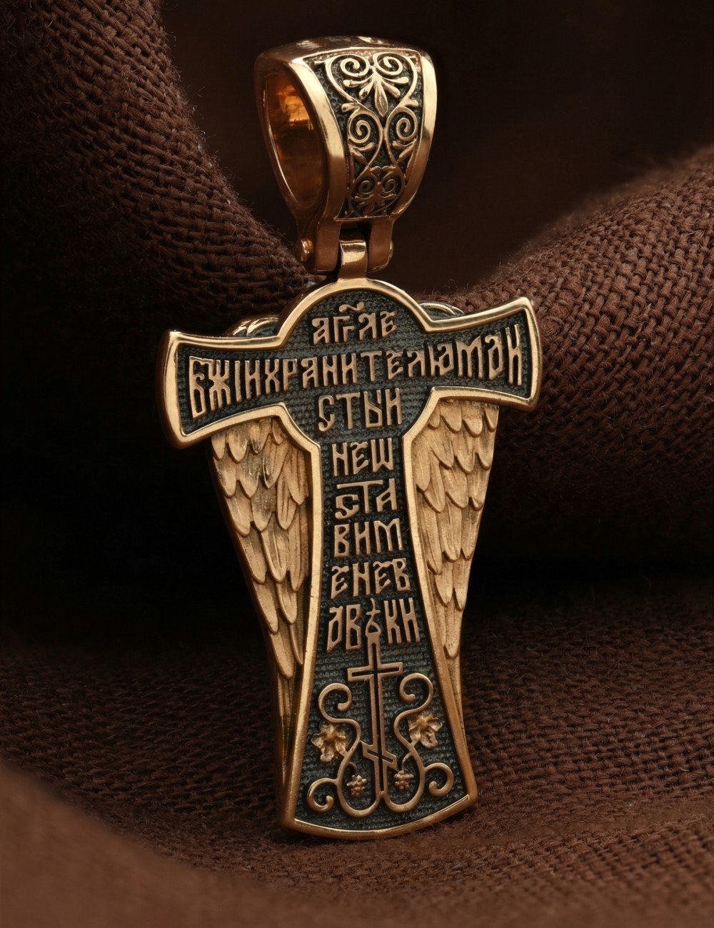 Крест из золота 585 пробы