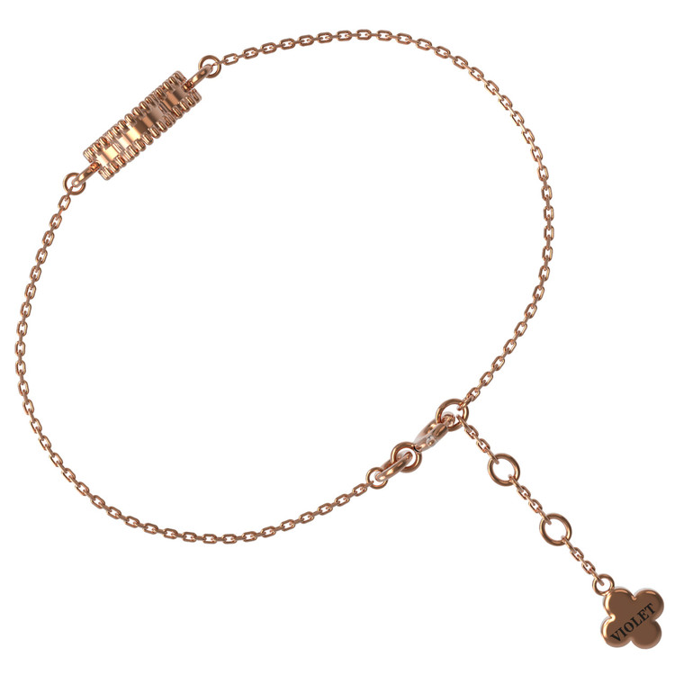 Браслет из золота c перламутром