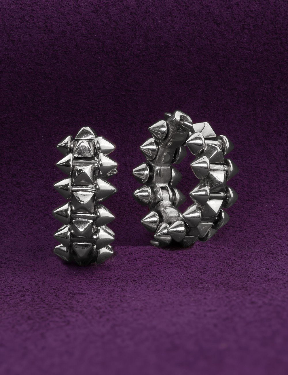 Серьги из белого золота 585 пробы