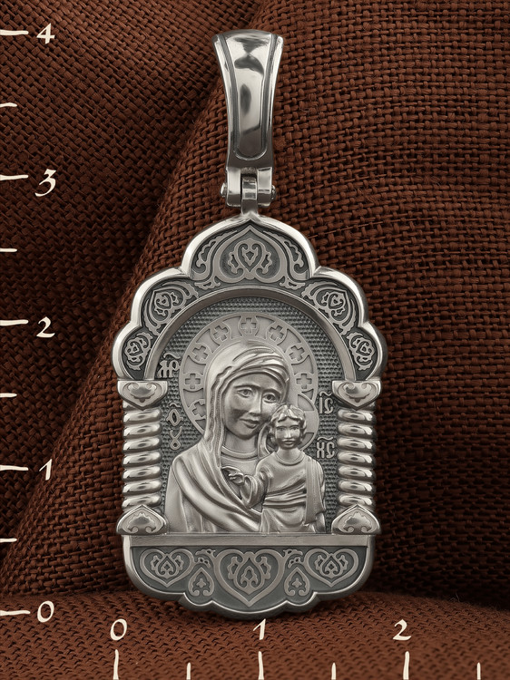 Образок из белого золота