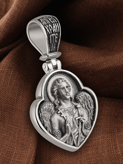 Образок из белого золота