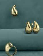 Серьги из лимонного золота 585 пробы
