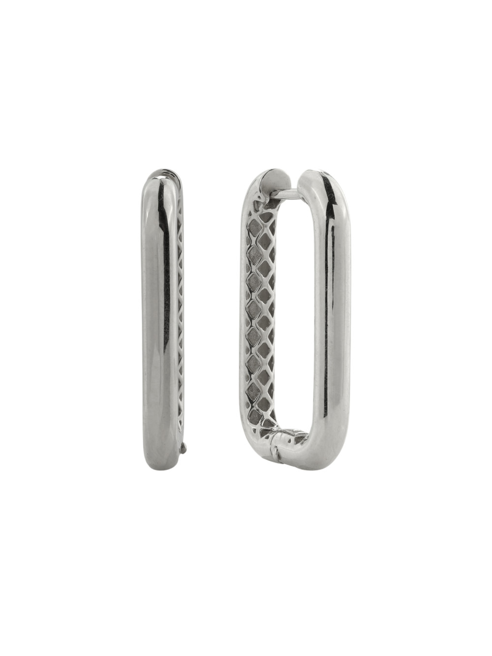 Серьги из белого золота