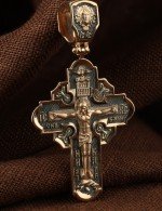 Крест из золота 585 пробы
