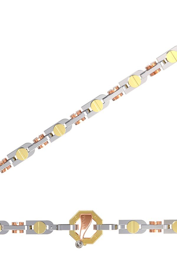 Цепь из белого золота