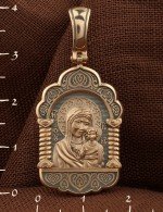 Образок из золота 585 пробы