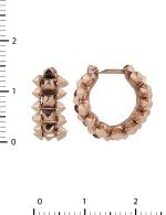 Серьги из розового золота 585 пробы