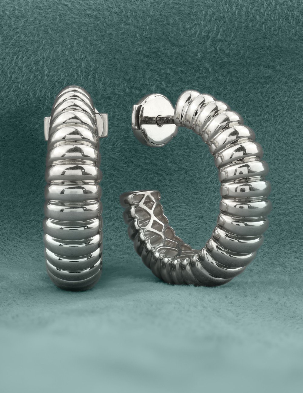 Серьги из белого золота 585 пробы