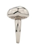 Кольцо из белого золота 585 пробы c бриллиантами