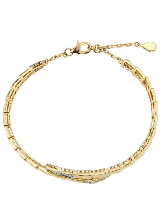 Браслет из лимонного золота c бриллиантами