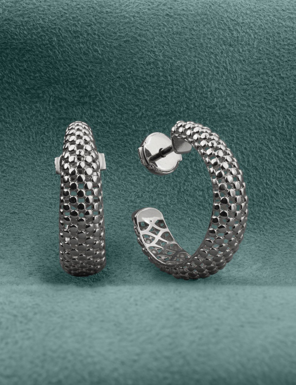Серьги из белого золота 585 пробы
