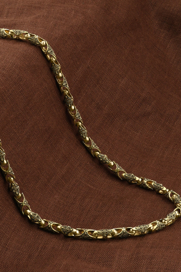 Цепь из лимонного золота