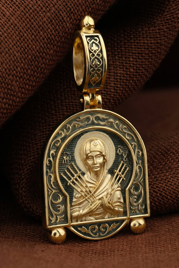 Образок из лимонного золота