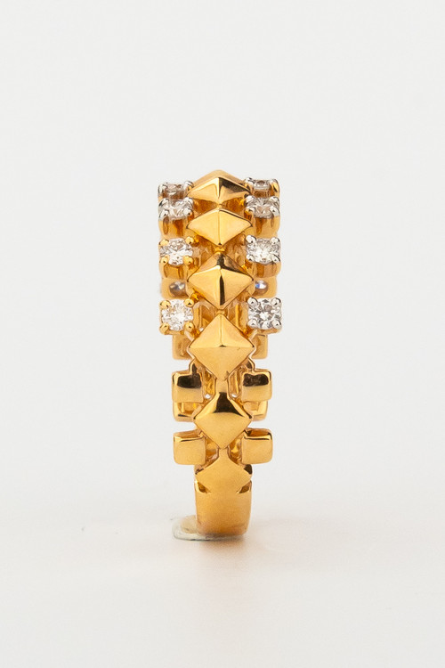 Кольцо из золота c бриллиантами