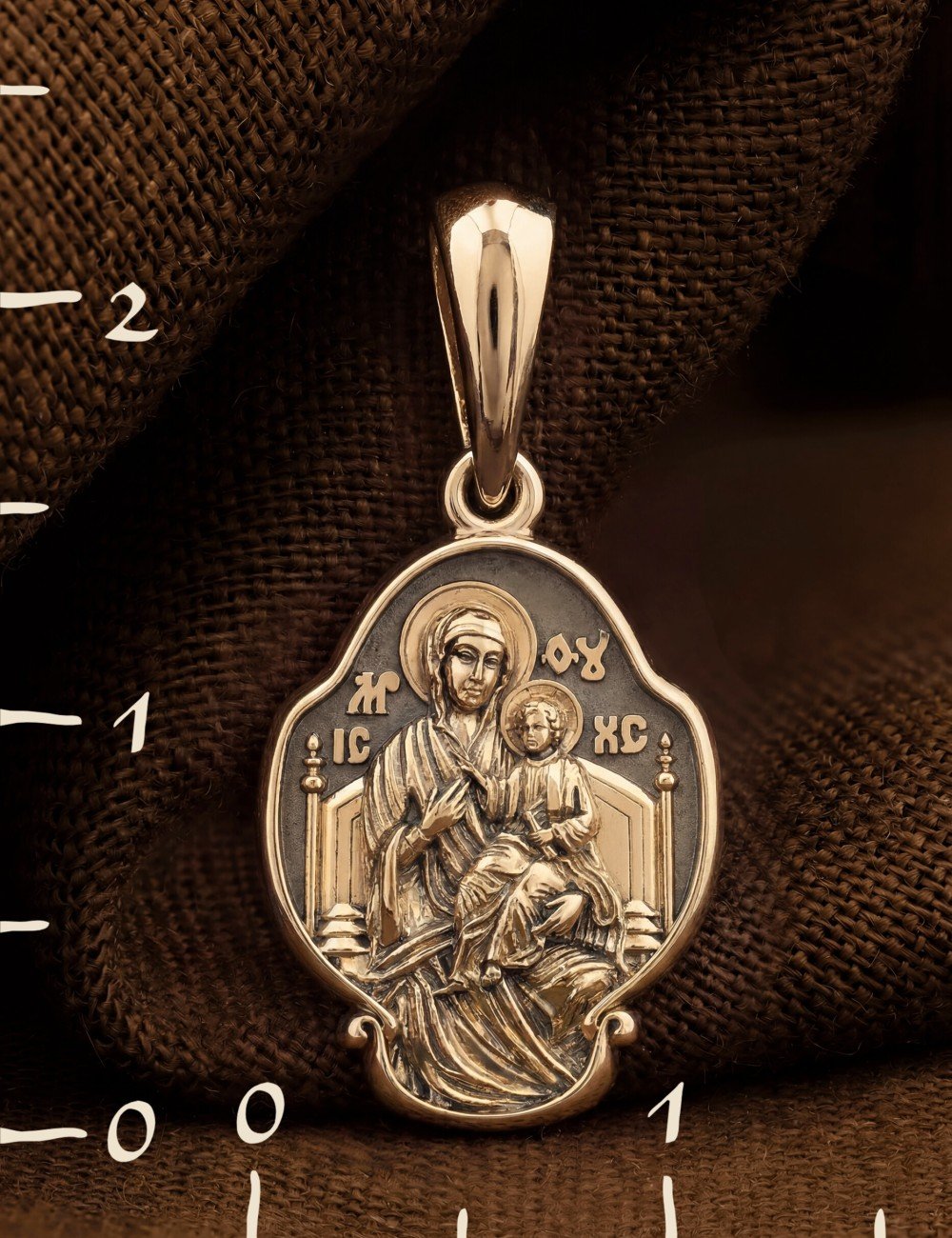 Образок из золота 585 пробы