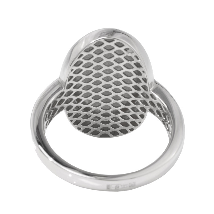 Кольцо из белого золота