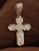 Крест из золота 585 пробы