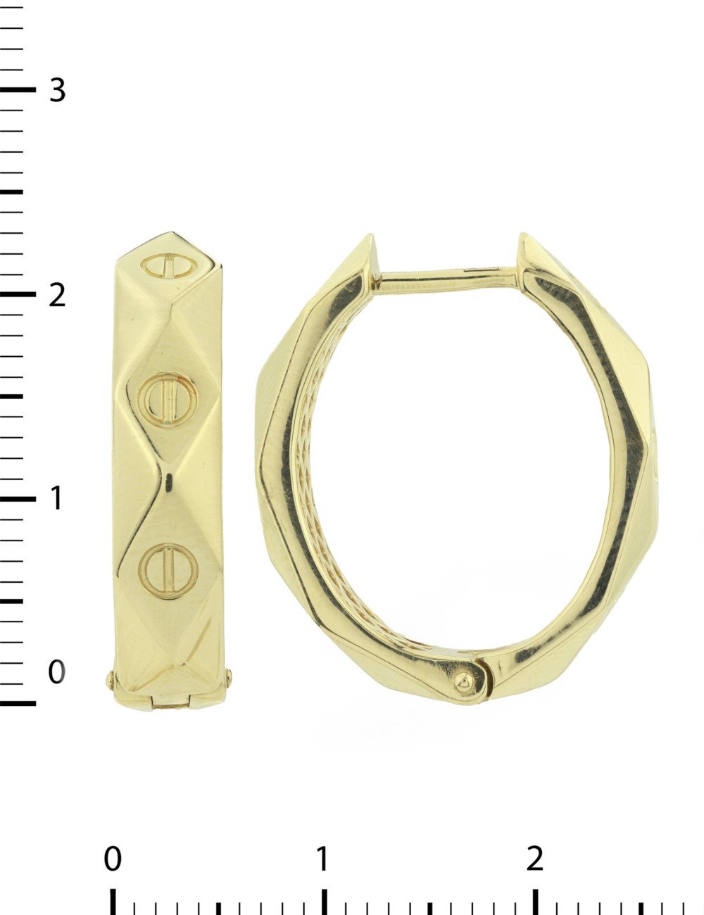 Серьги из лимонного золота 585 пробы