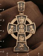 Крест из золота 585 пробы