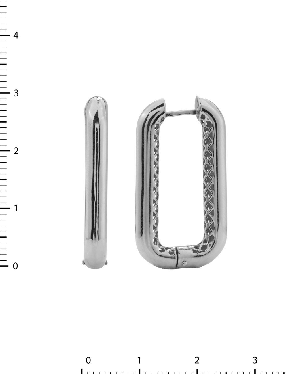 Серьги из белого золота 585 пробы