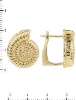 Серьги из лимонного золота 585 пробы