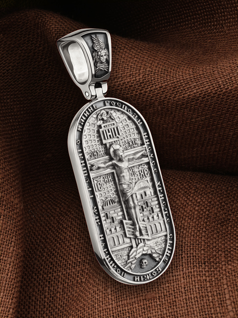 Образок из белого золота