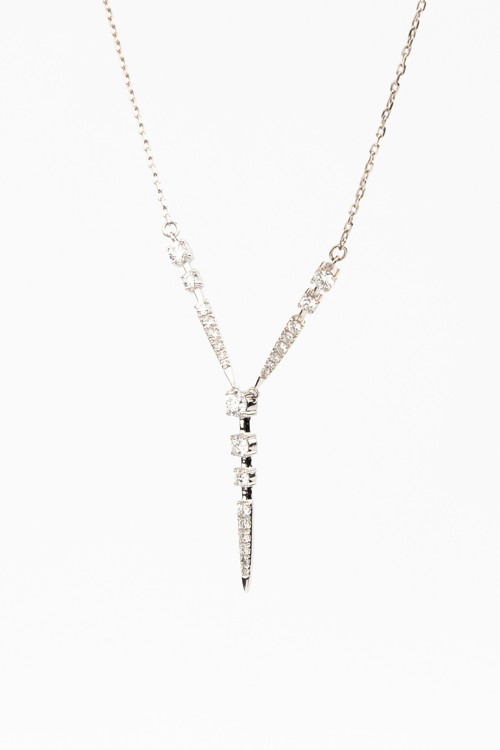 Колье из белого золота c бриллиантами