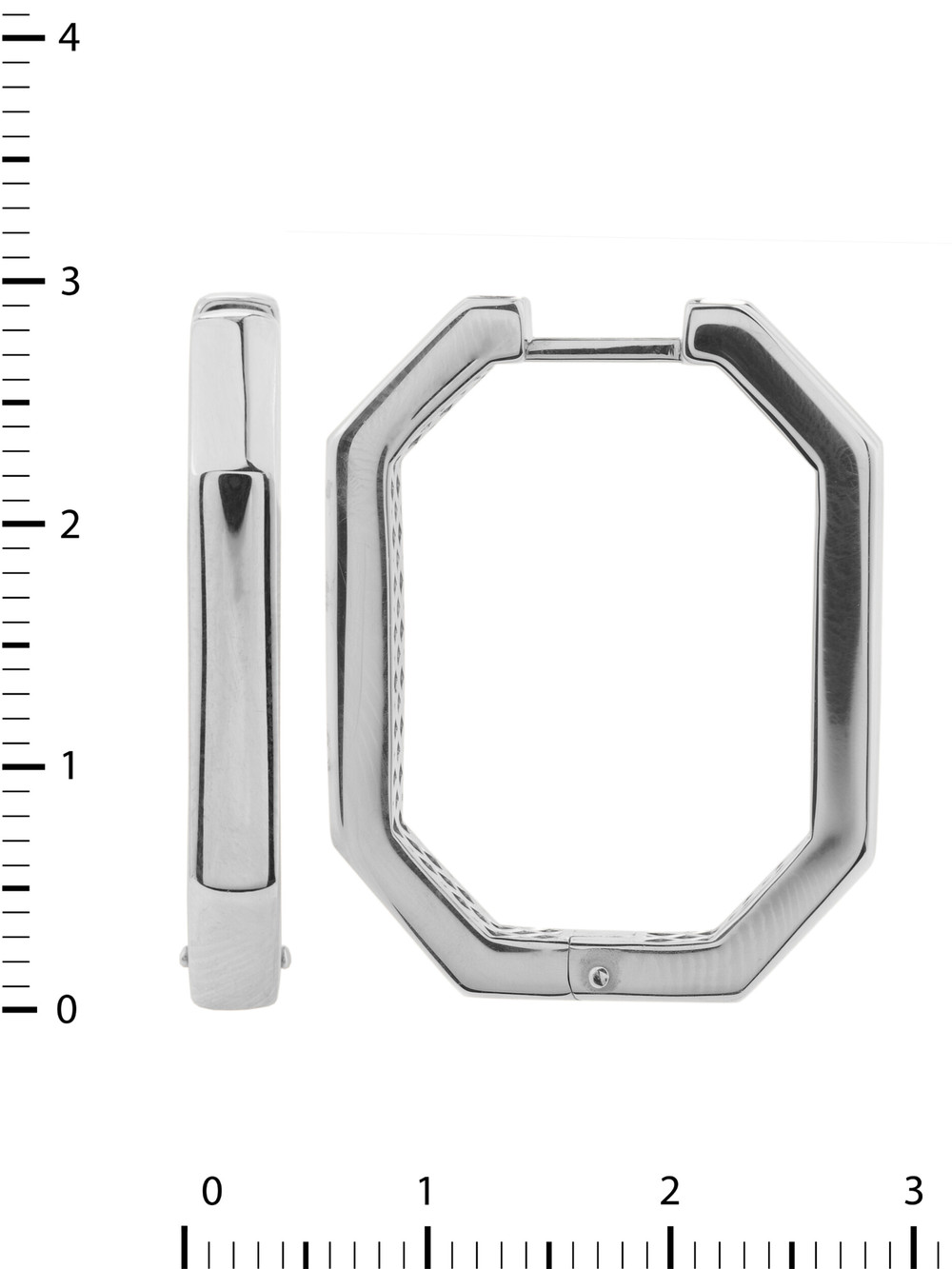 Серьги из белого золота