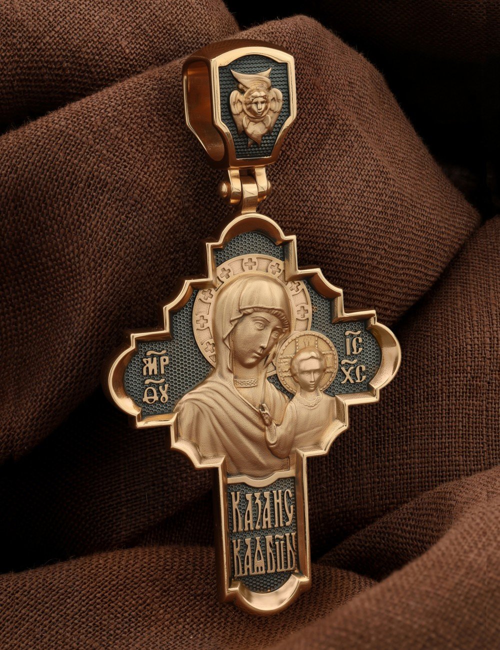 Крест из золота 585 пробы