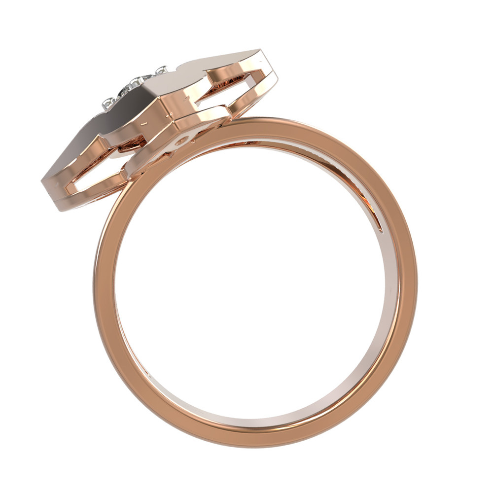 Кольцо из золота c бриллиантами