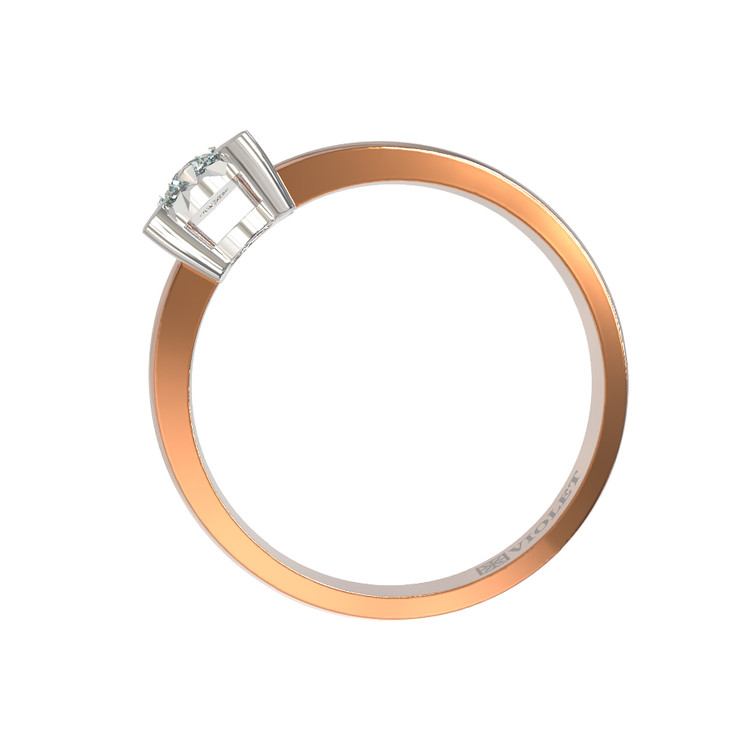 Кольцо из золота c бриллиантами