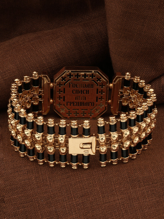 Браслет из золота c ониксом