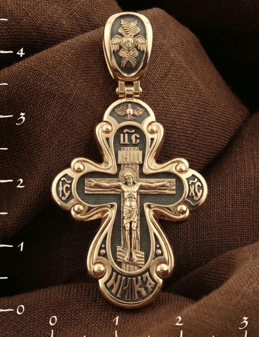 Крест из золота 585 пробы