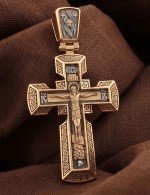 Крест из золота 585 пробы
