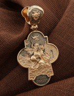 Крест из золота 585 пробы