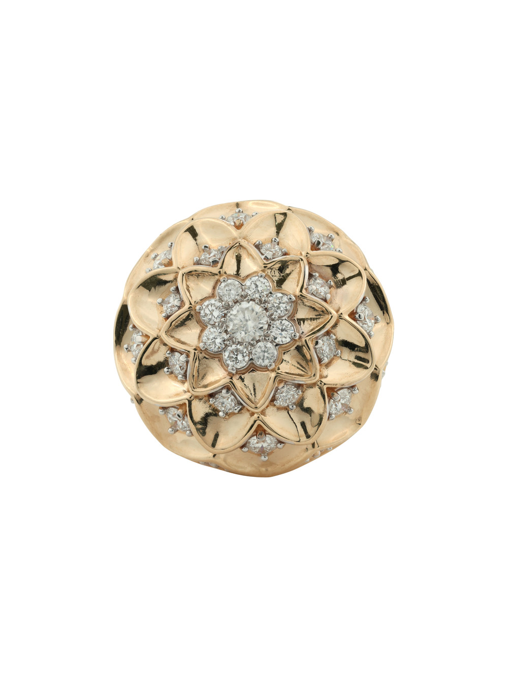 Кольцо из золота c бриллиантами