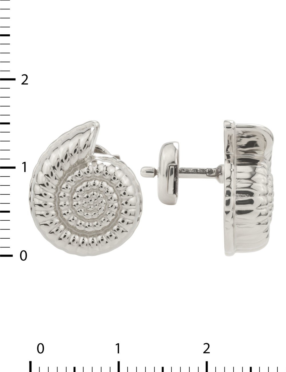 Серьги из белого золота 585 пробы