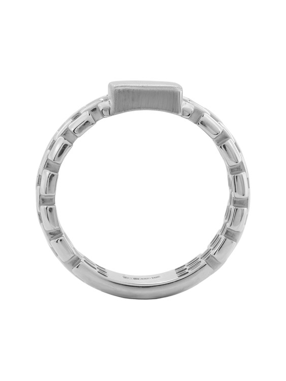 Кольцо из белого золота