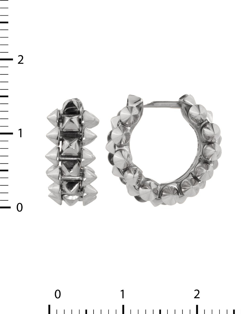 Серьги из белого золота 585 пробы