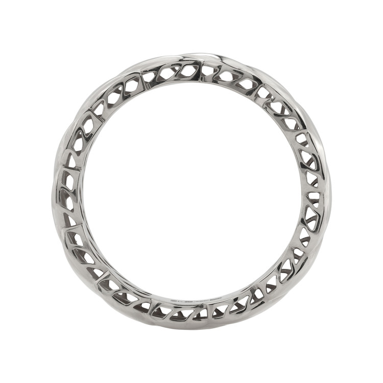 Кольцо из белого золота