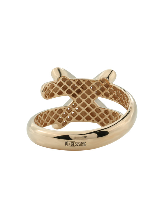 Кольцо из золота c бриллиантами