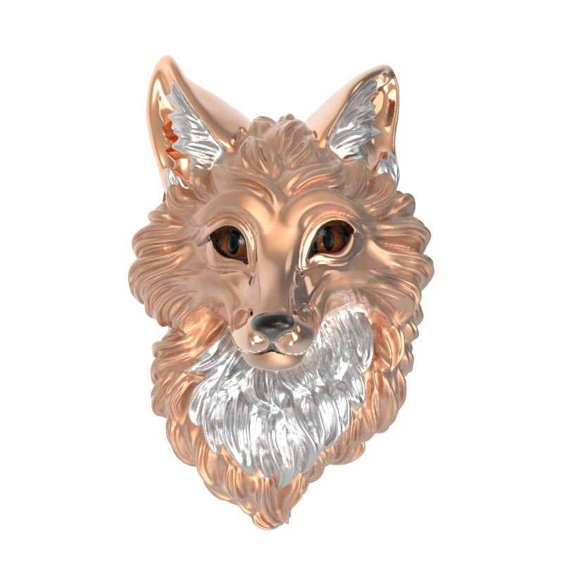 Подвеска из золота c эмаль