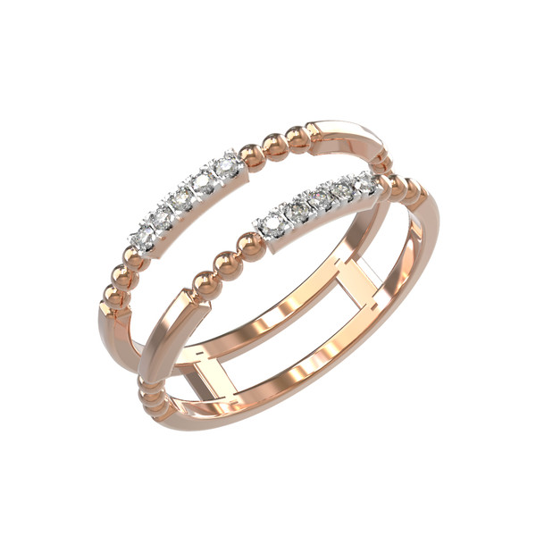 Кольцо из золота c бриллиантами