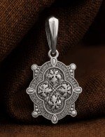 Образок из белого золота 585 пробы