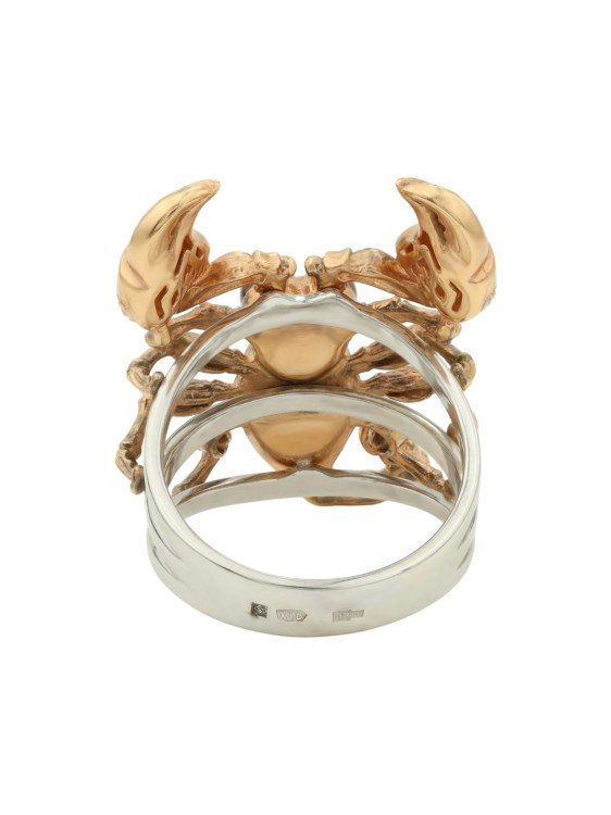 Кольцо из золота c эмаль