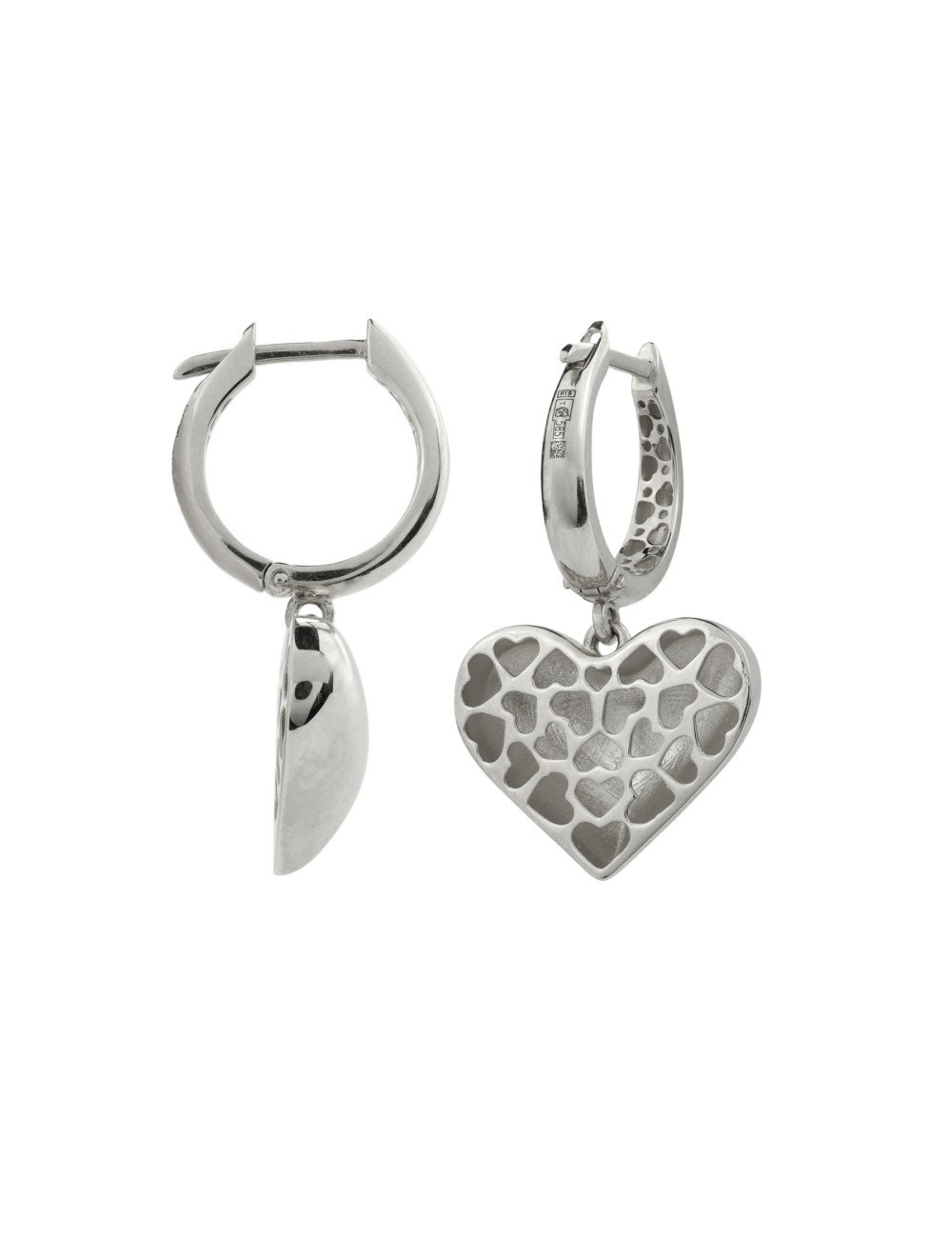 Серьги из белого золота 585 пробы