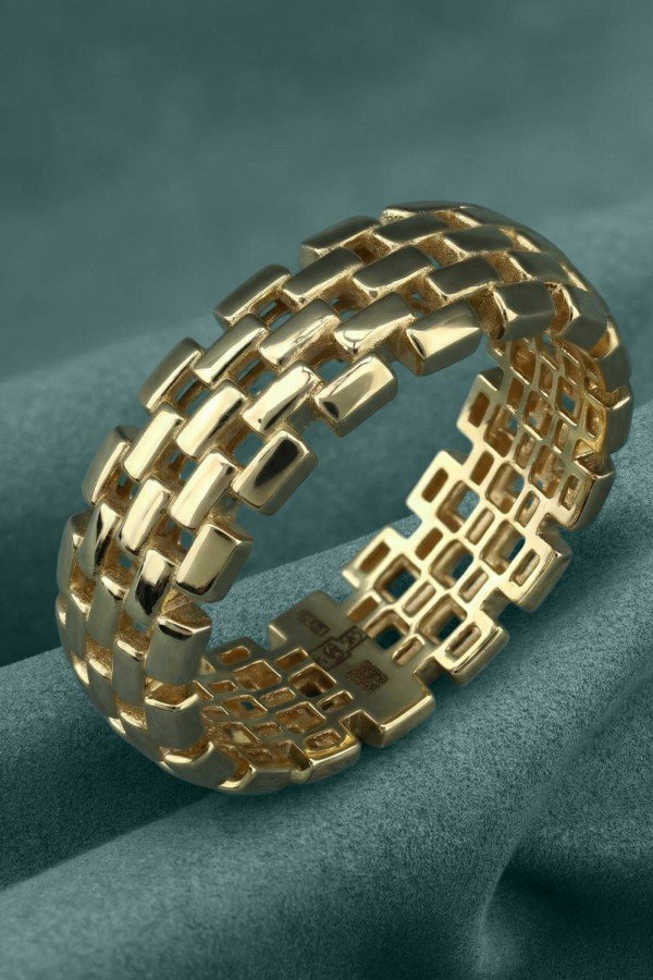 Кольцо из лимонного золота 585 пробы