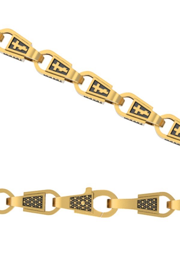 Цепь из лимонного золота