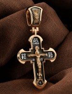 Крест из золота 585 пробы